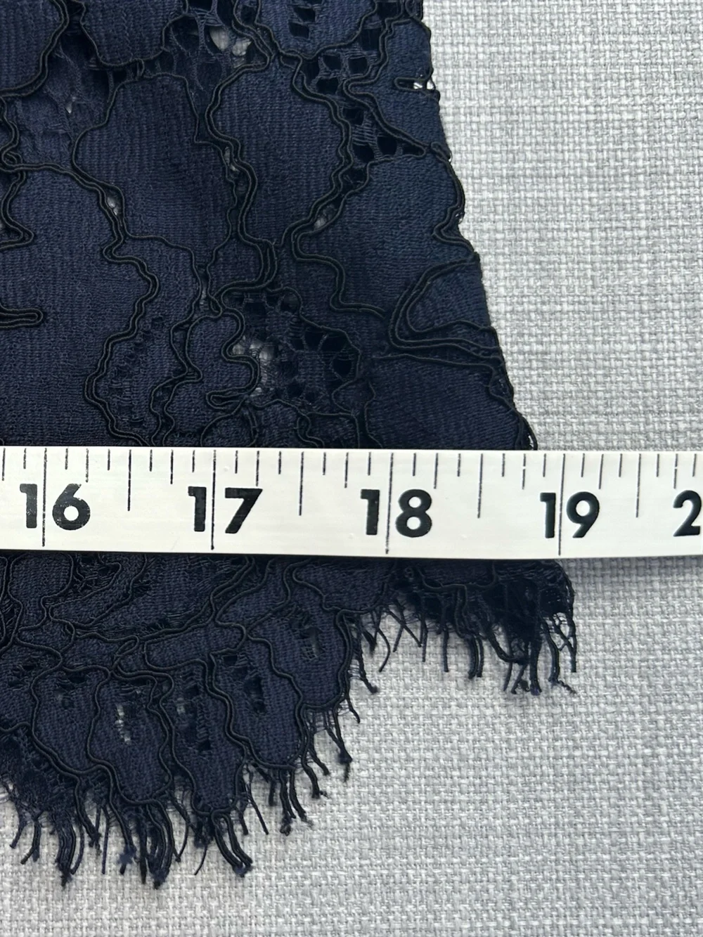 Michael Kors Collection Midnight Scalloped Lace Short Sleeve Shirt Top Blouse XS